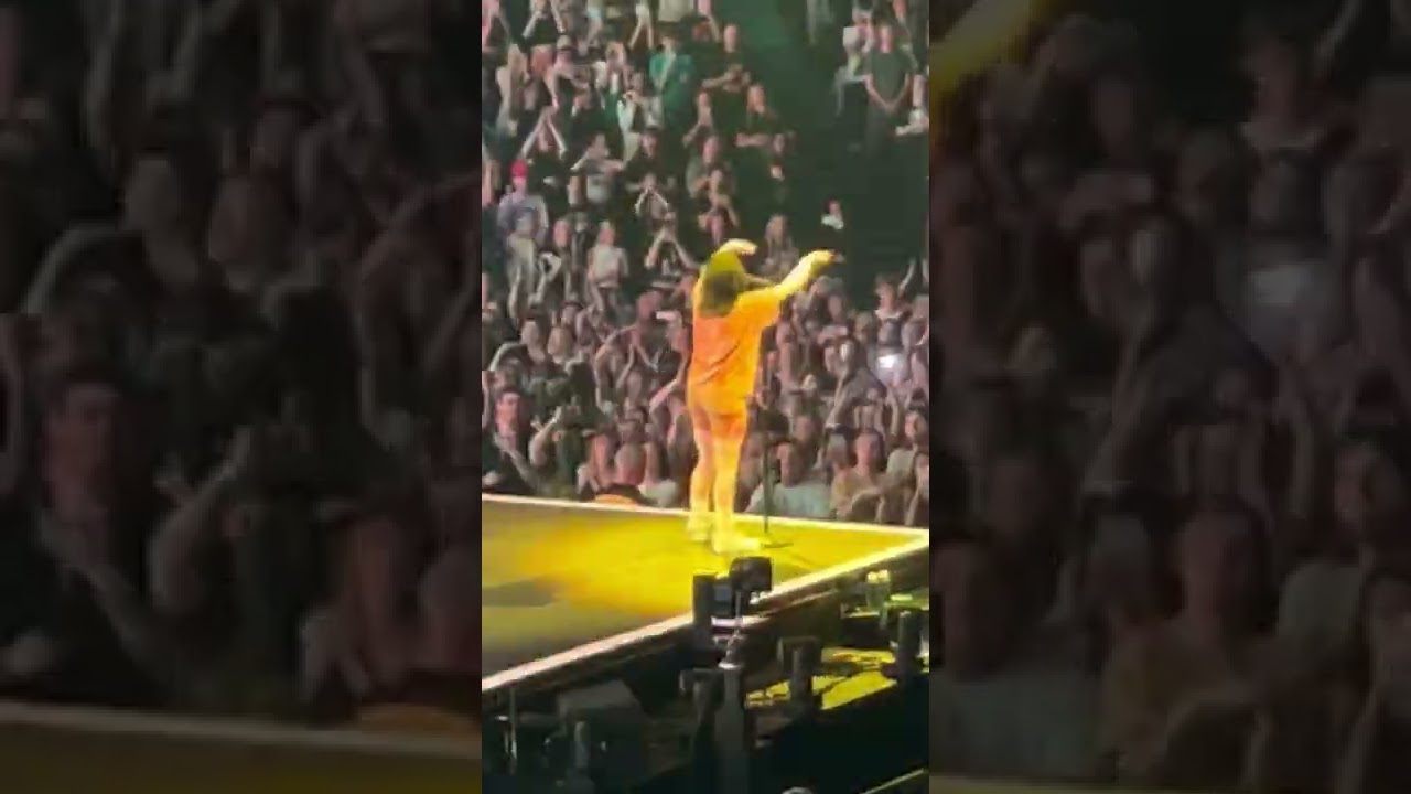 Billie Eilish - Bad Guy live at AO Arena Manchester 8th June 2022 Happier Than Ever Tour