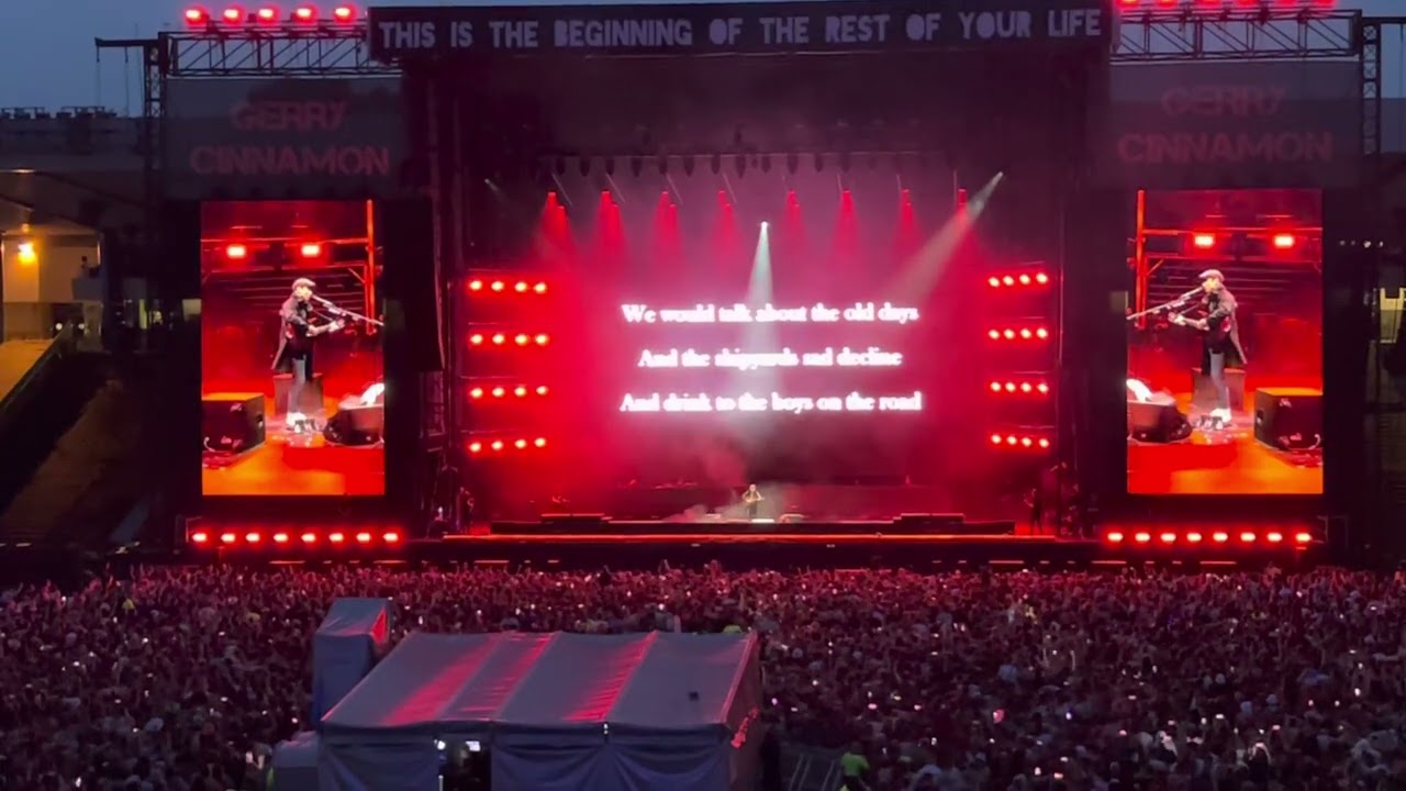 Gerry Cinnamon - I wish I was in Glasgow live at Hampden park Glasgow 17/07/2022