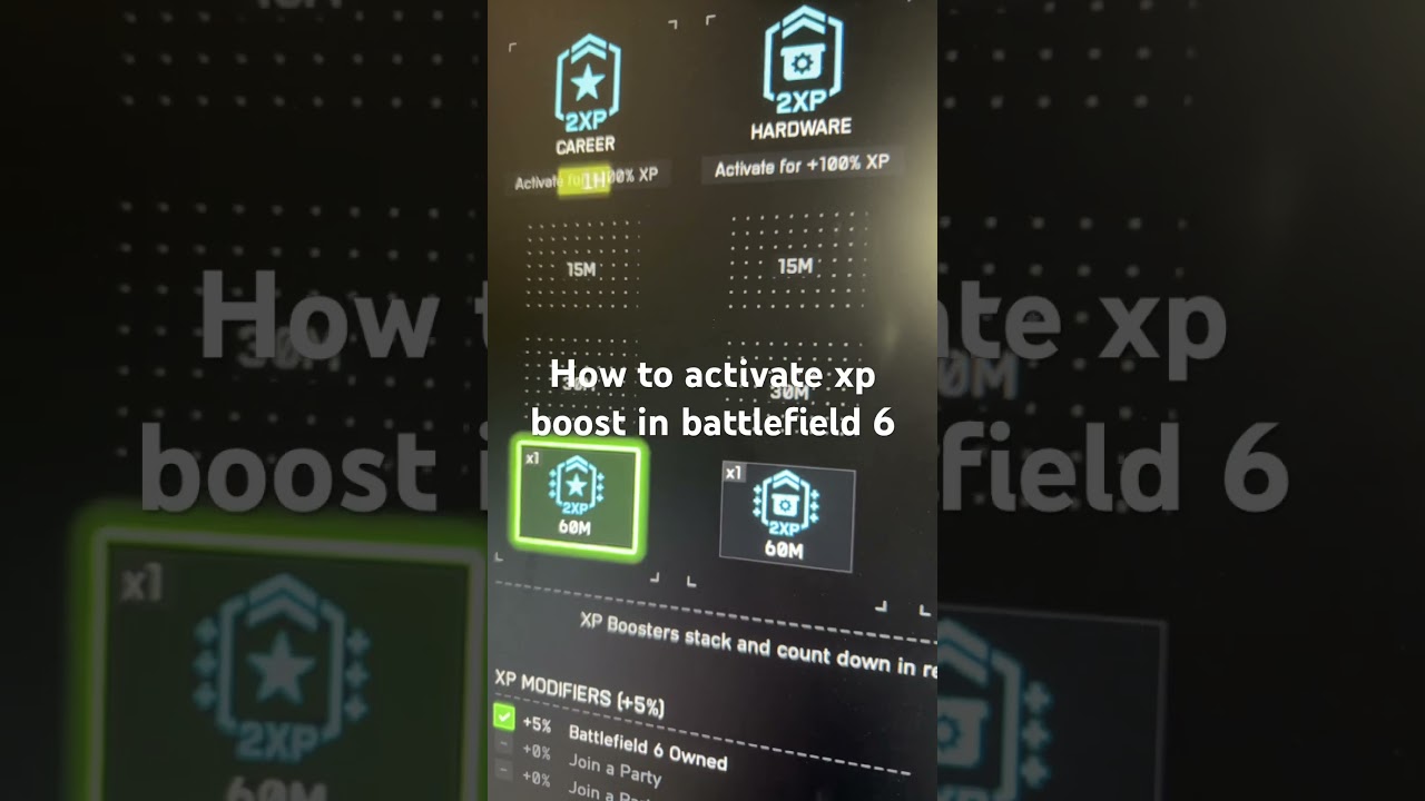 How to activate xp boost in battlefield 6