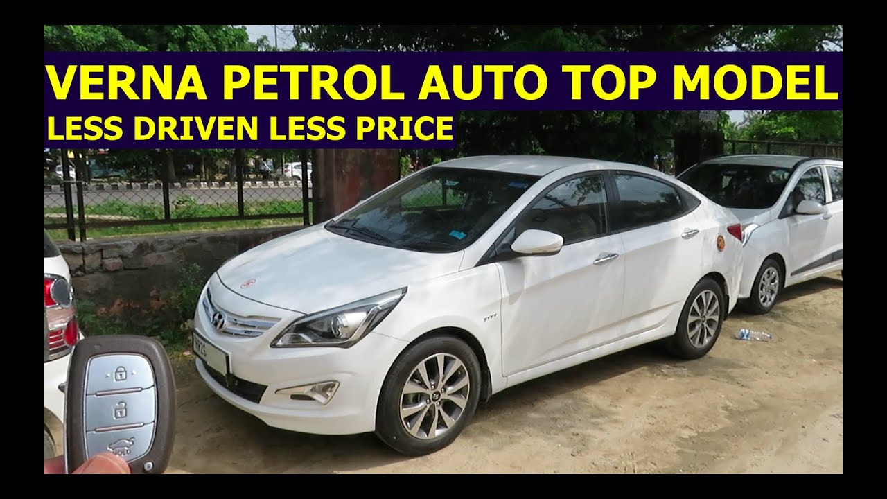 HYUNDAI VERNA 1.6 SX VTVT 2016 AUTO, PETROL VERNA, PETROL AUTOMATIC VERNA SEDAN FOR SALE, USED VERNA