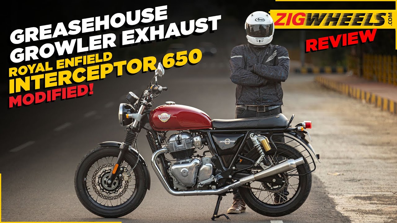 Greasehouse Growler Exhaust for Royal Enfield Interceptor 650 | Modified, Sound, Price & More
