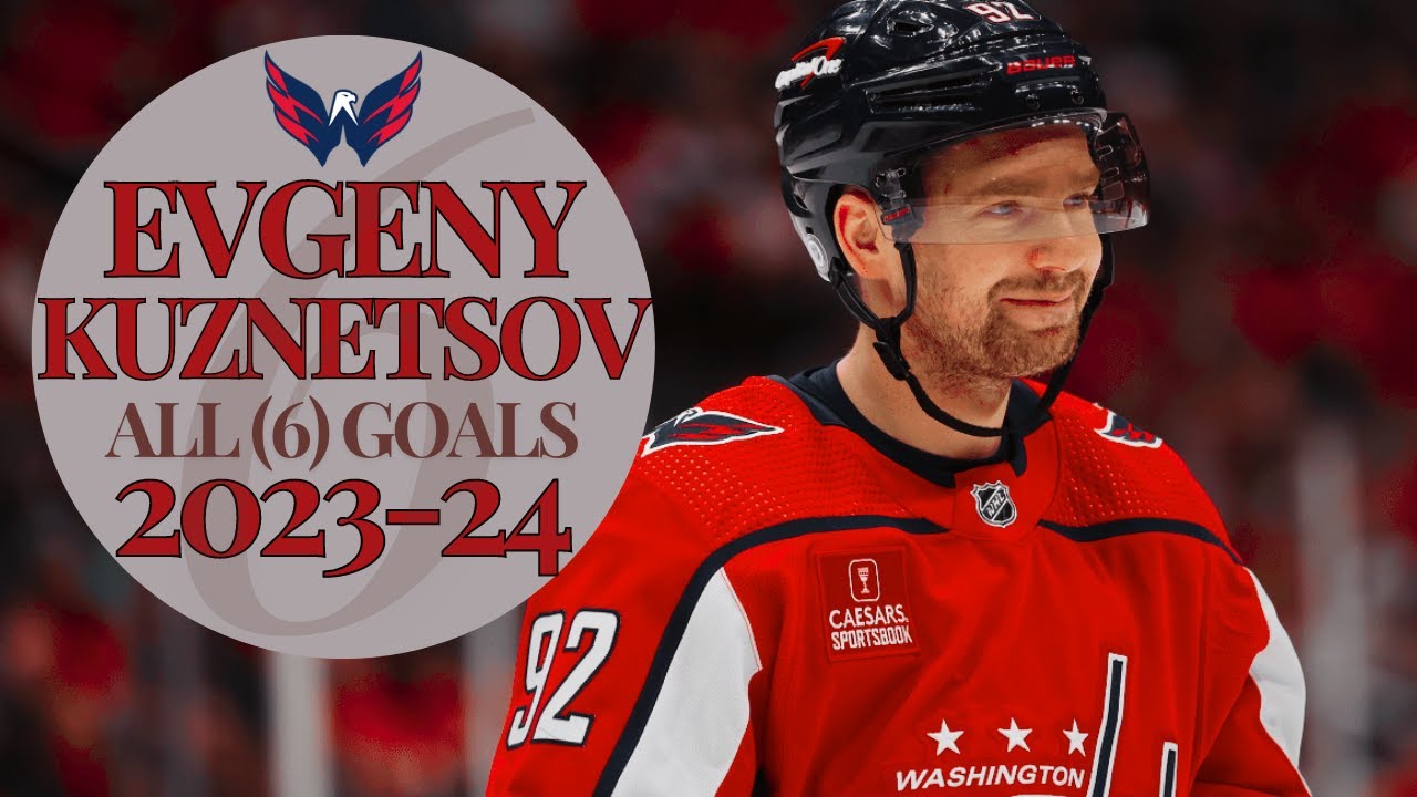 Evgeny Kuznetsov All (6) Goals 2023-24 | Capitals Highlights
