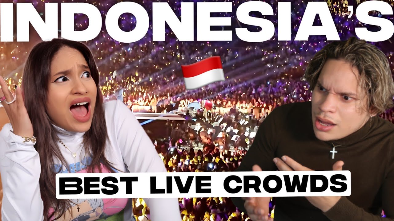 Indonesian Crowds are PASSIONATE... Latinos react to Indonesian MUSIC Crowds for the first time