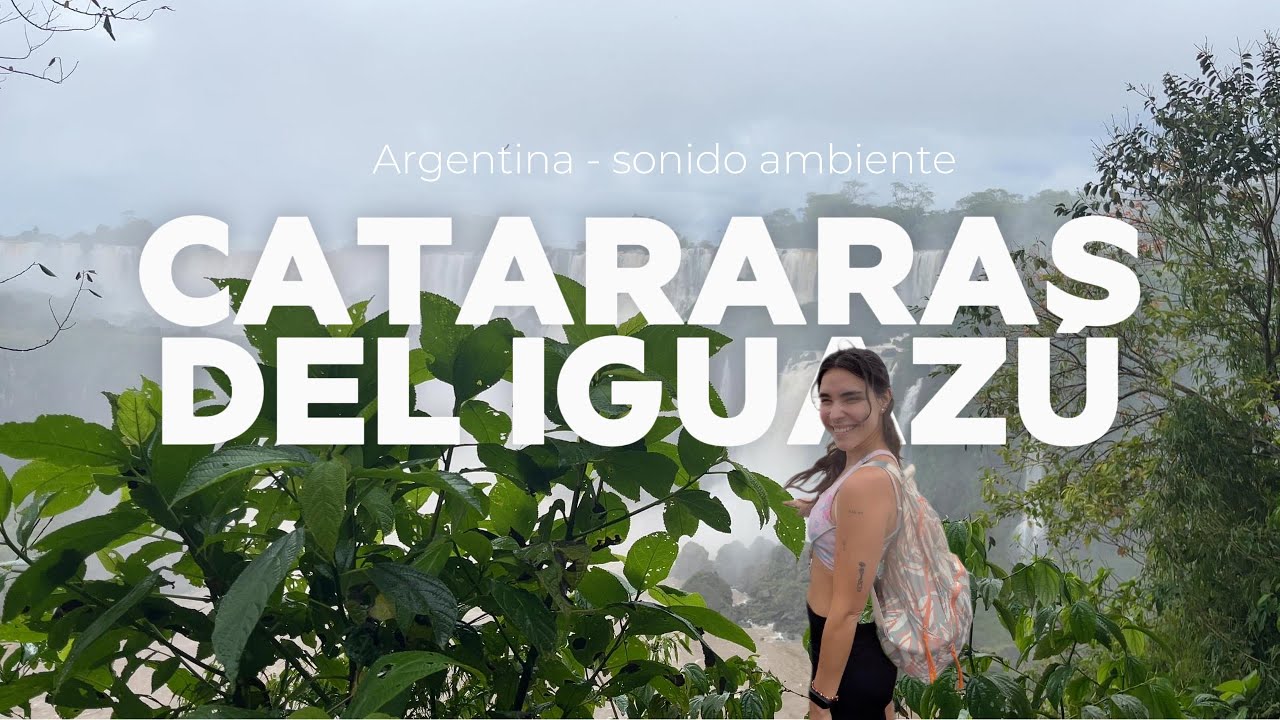 4K HDR Cataratas del Iguazú Iguazú Falls – Natural Jungle Sounds | Relax, Sleep, Study