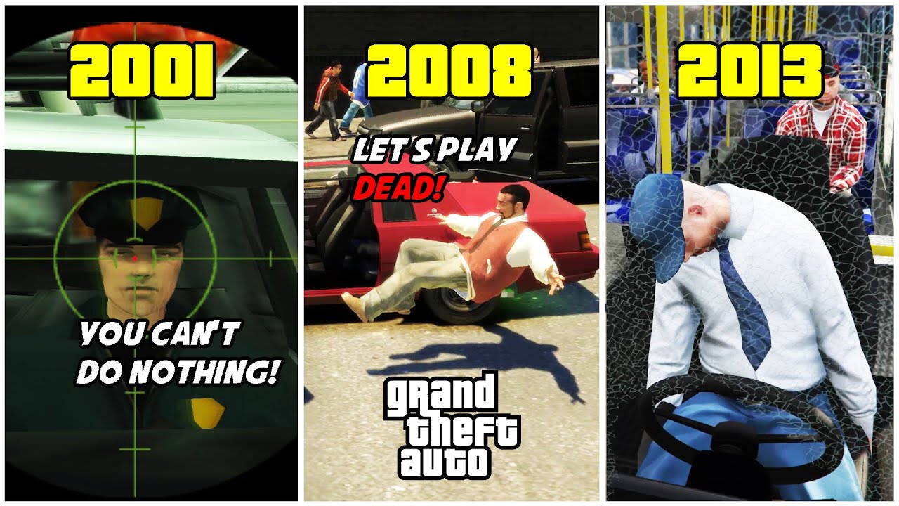 DRIVERS vs SNIPERS in GTA Games!  (IV gone bad?)