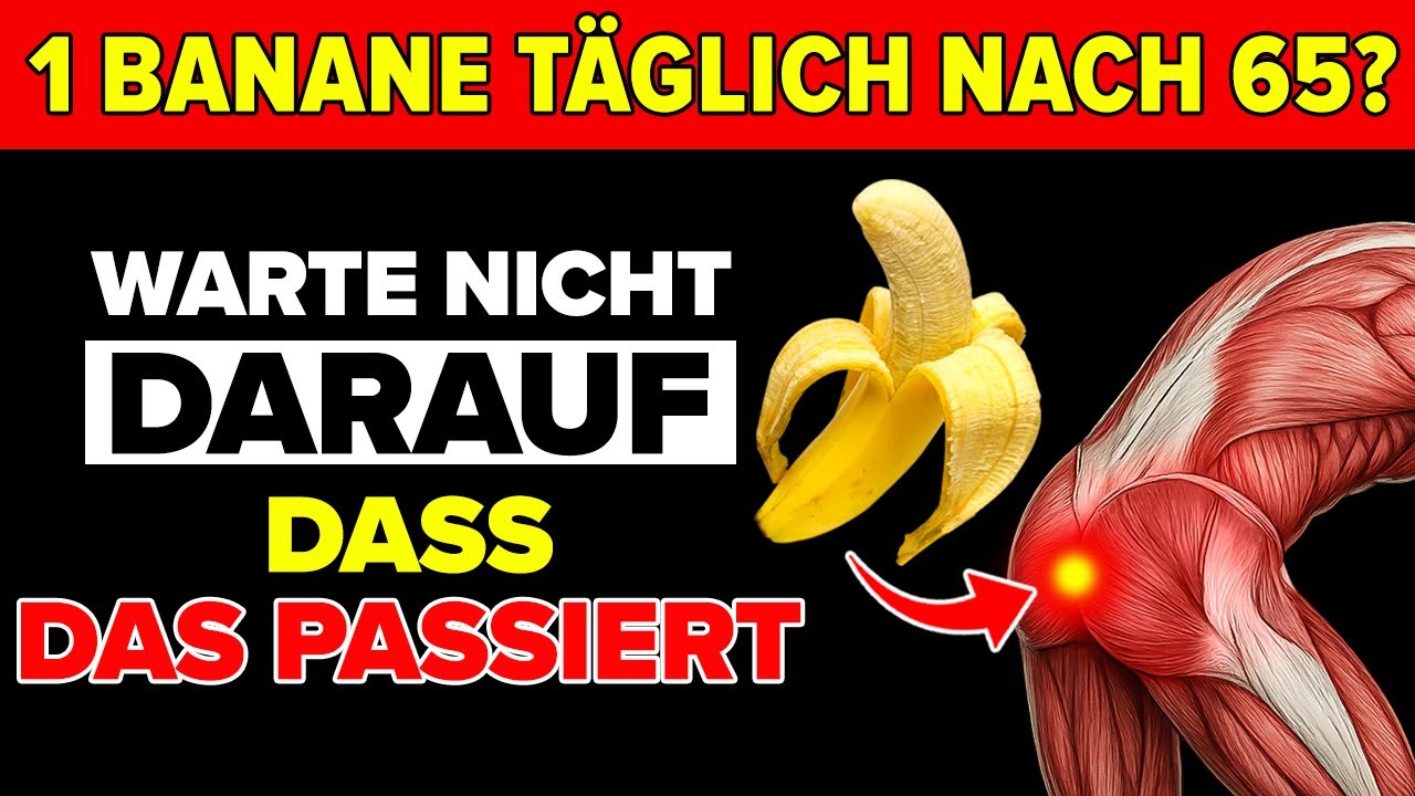 Was passiert, wenn Senioren t&auml;glich 1 Banane essen (ist das SCHLECHT?) &ndash; Die Wahrheit &uuml;berrascht