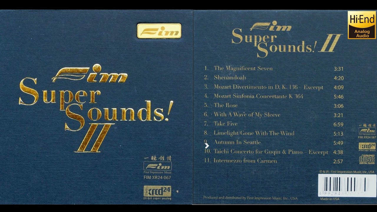 Super Sound II   - Audiophile audio test system  (High-end music)