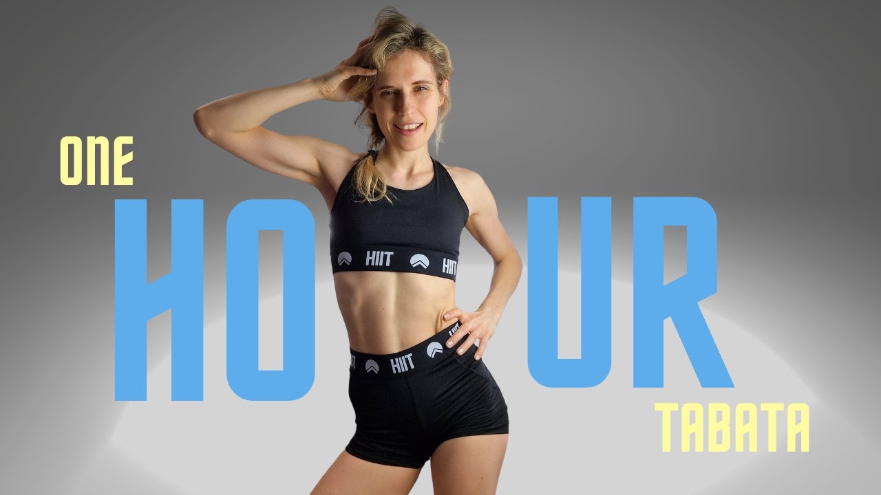 HIIT TABATA HOME WORKOUT - 1 HOUR - NO REPEATS - PURE CARDIO - BURNS ~700 CALORIES - ALL STANDING