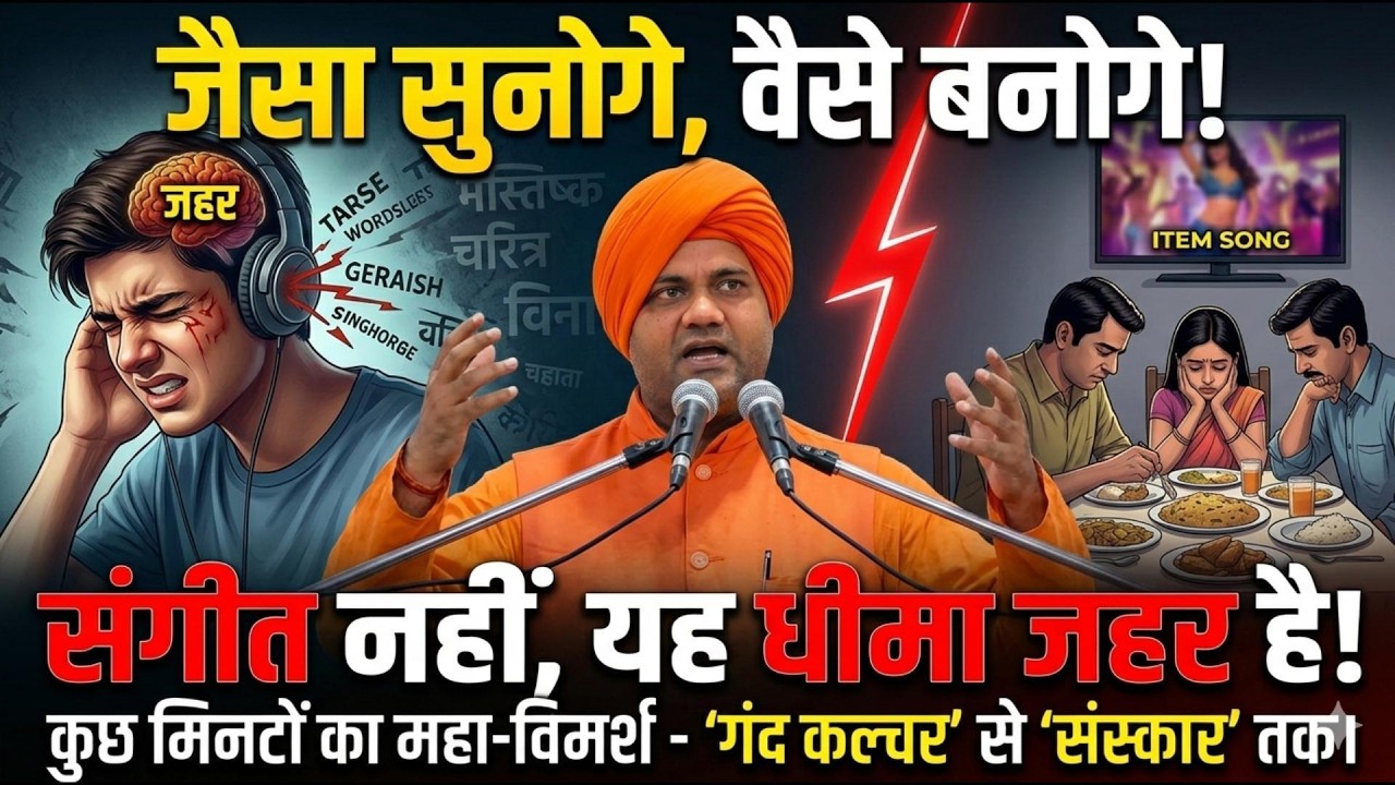 संगीत या संस्कारों का कत्ल? | सामवेद बनाम 'गंद कल्चर' | #swamisachidanand #स्वामीसच्चिदानंद #swamiji