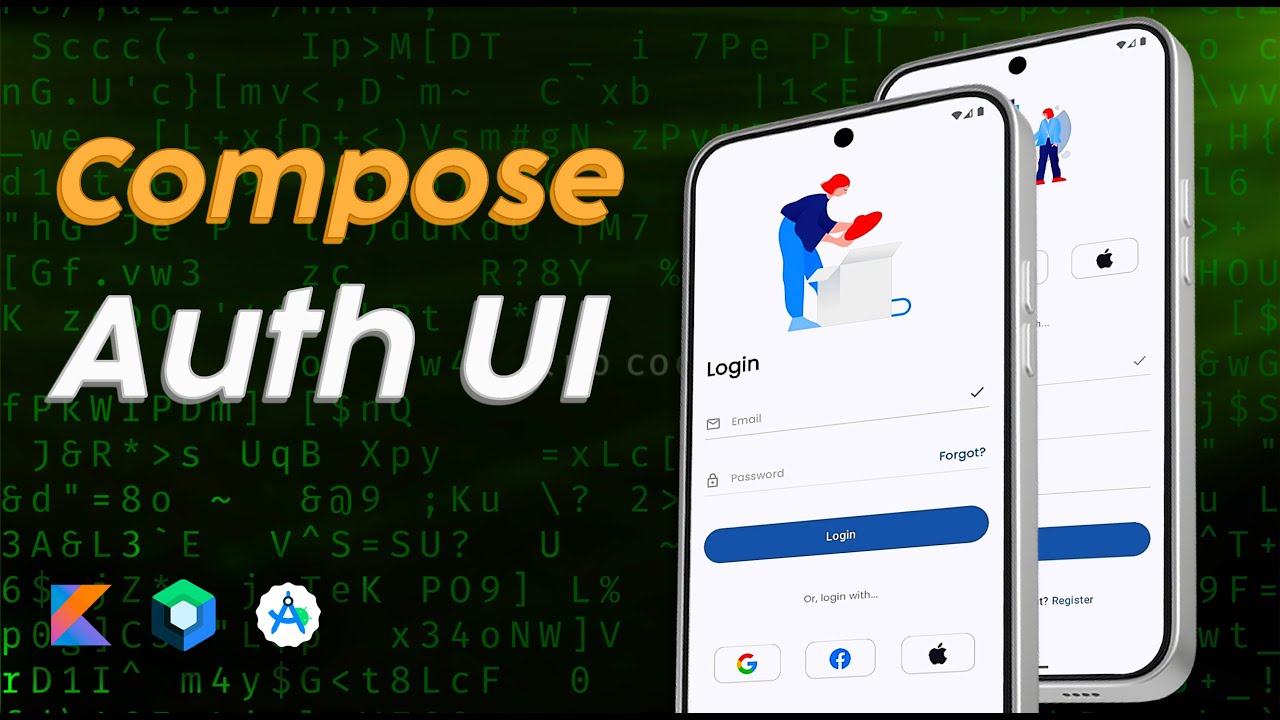 Build Login & Register UI with Jetpack Compose 📲