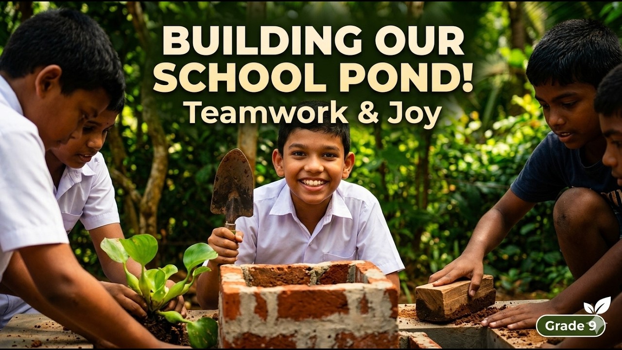 පොකුණක් මැවූ අපේ පාසල් මතකය
