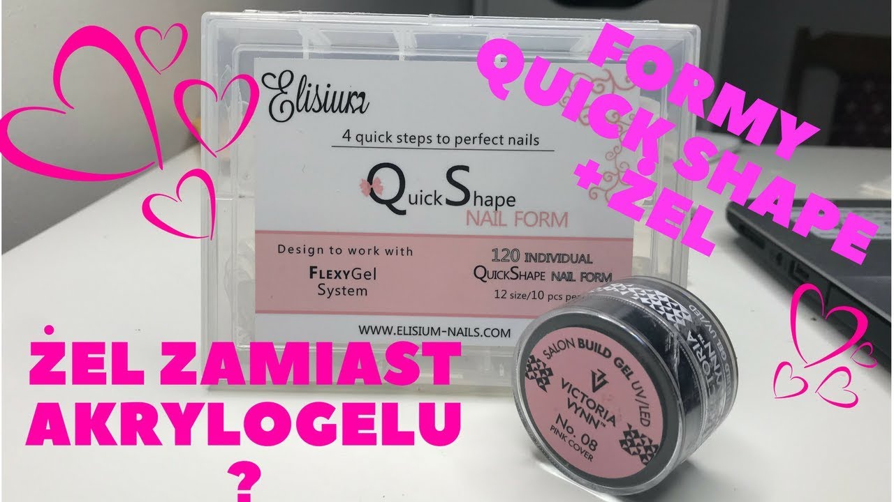 Żel Victoria Vynn + formy Quick Shape od Elisium