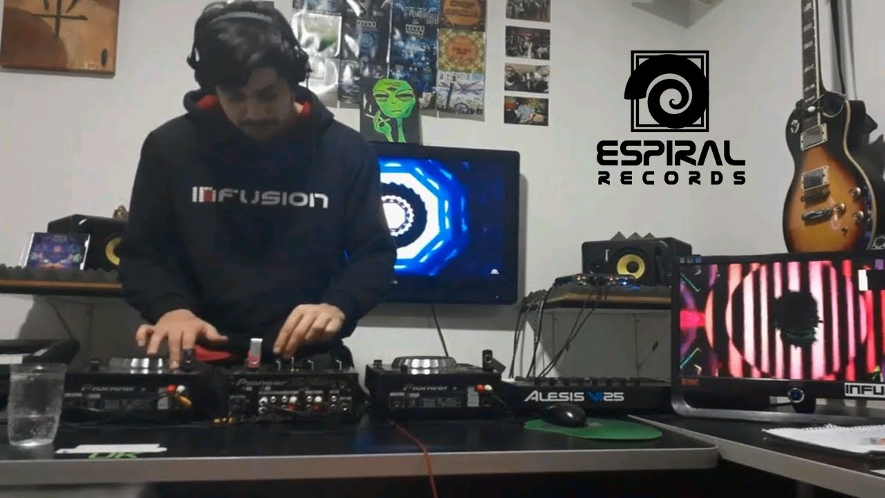 Psychedelic Trance Mix/DJ Set - DJ Basso (LIVESTREAM para Espiral Records Online )