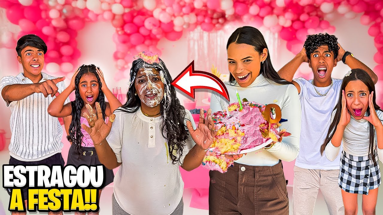ESTRAGOU O ANIVERSÁRIO!! *foi expulsa da festa?