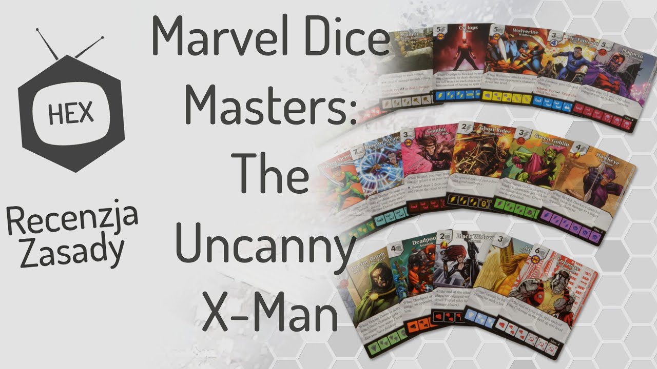Marvel Dice Masters: The Uncanny X-Men - zasady & recenzja (hexTV)