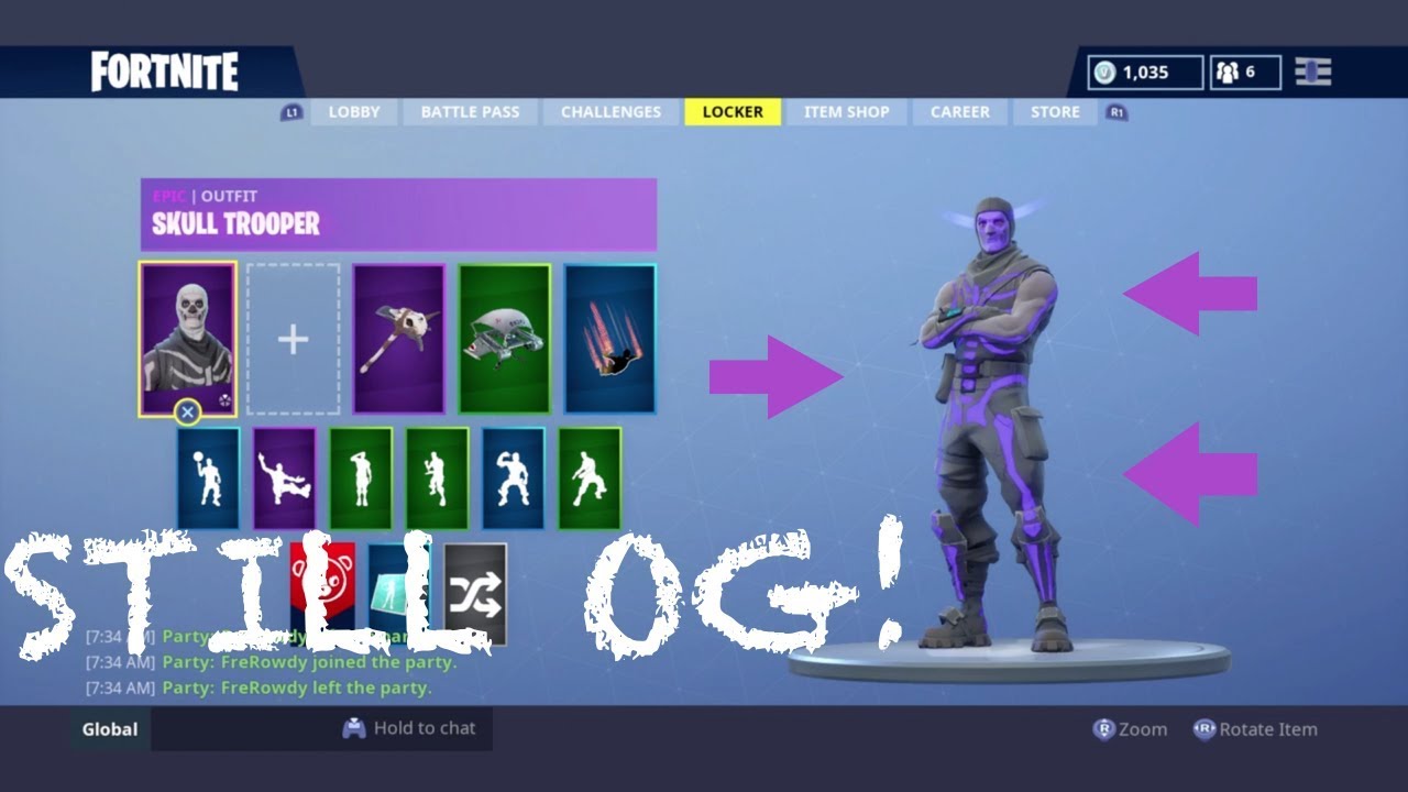 First Look at the New *OG* Purple Skull Trooper!