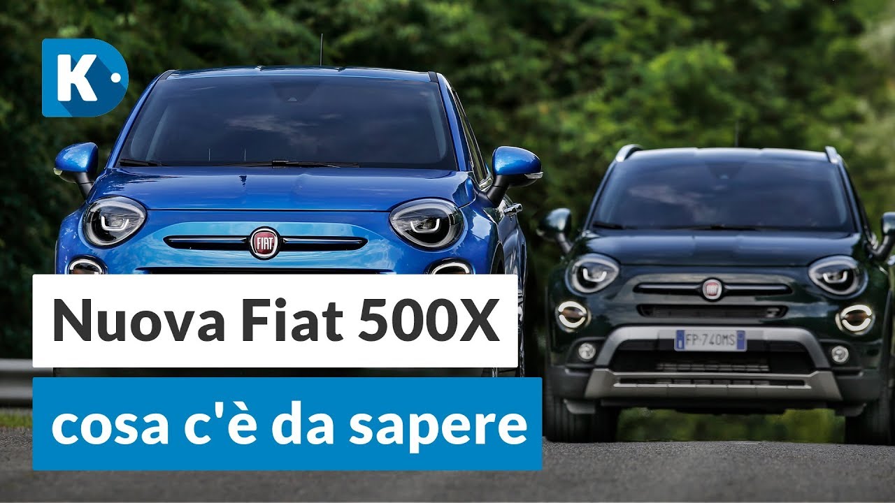 Fiat 500X Cross, City Cross e Urban: tutto quello che dovete sapere!
