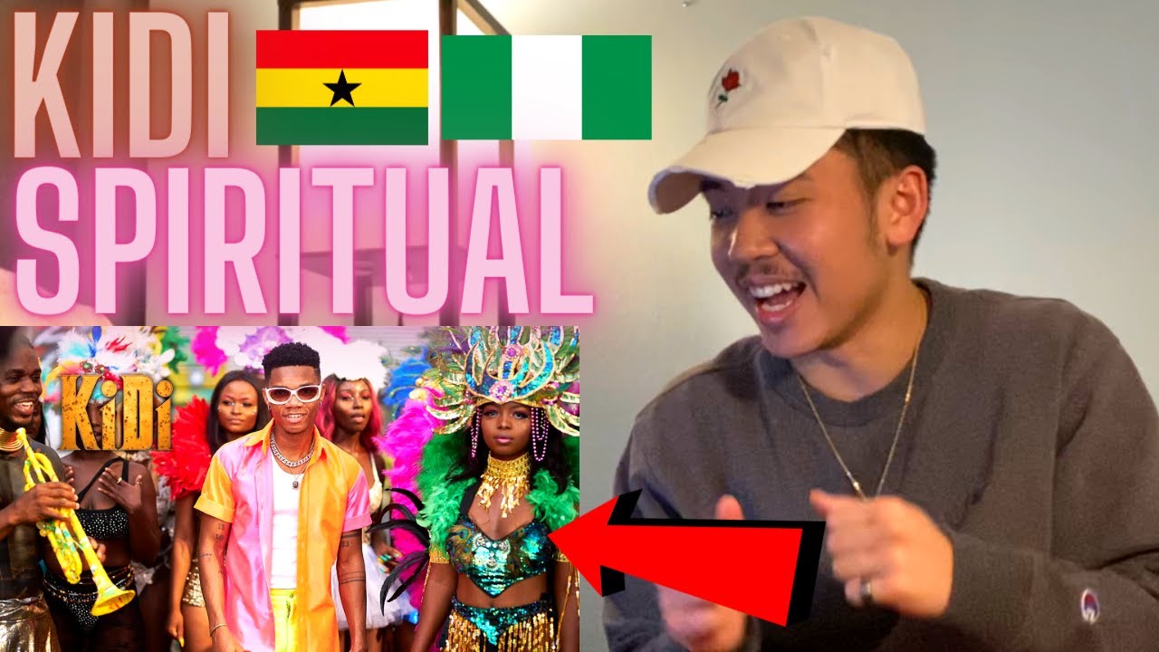 KiDi - Spiritual ft Kuami Eugene & Patoranking AMERICAN REACTION! Ghana & Nigerian Music 🇬🇭🇳🇬🔥