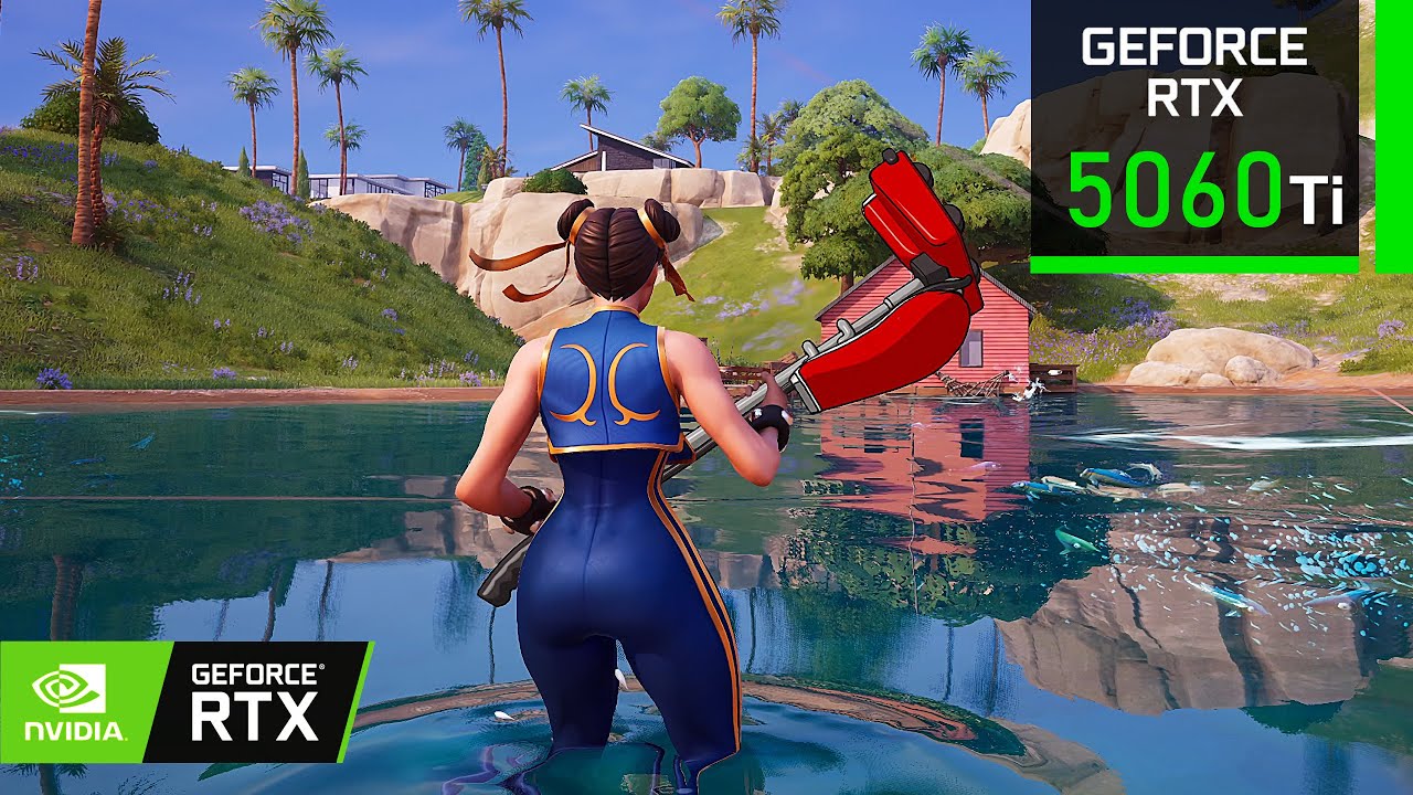 Fortnite Chapter 7 | RTX 5060 Ti 16GB + Ryzen 7 9800X3D (1080p 1440p 4K All Settings RT ON DLSS ON)