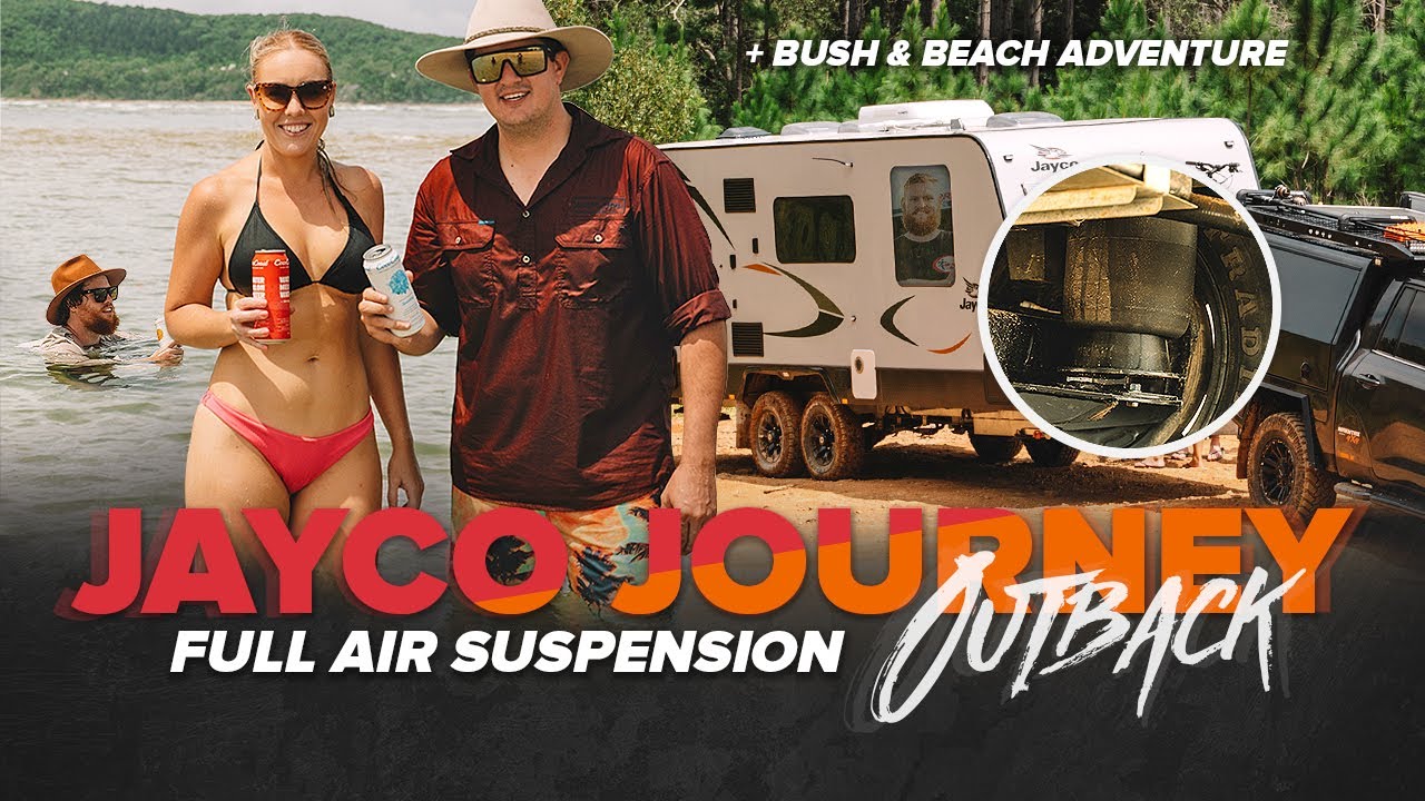 JAYCO CARAVAN FULL AIR SUSPENSION + BUSH & BEACH ADVENTURE Bagged Builds EP06