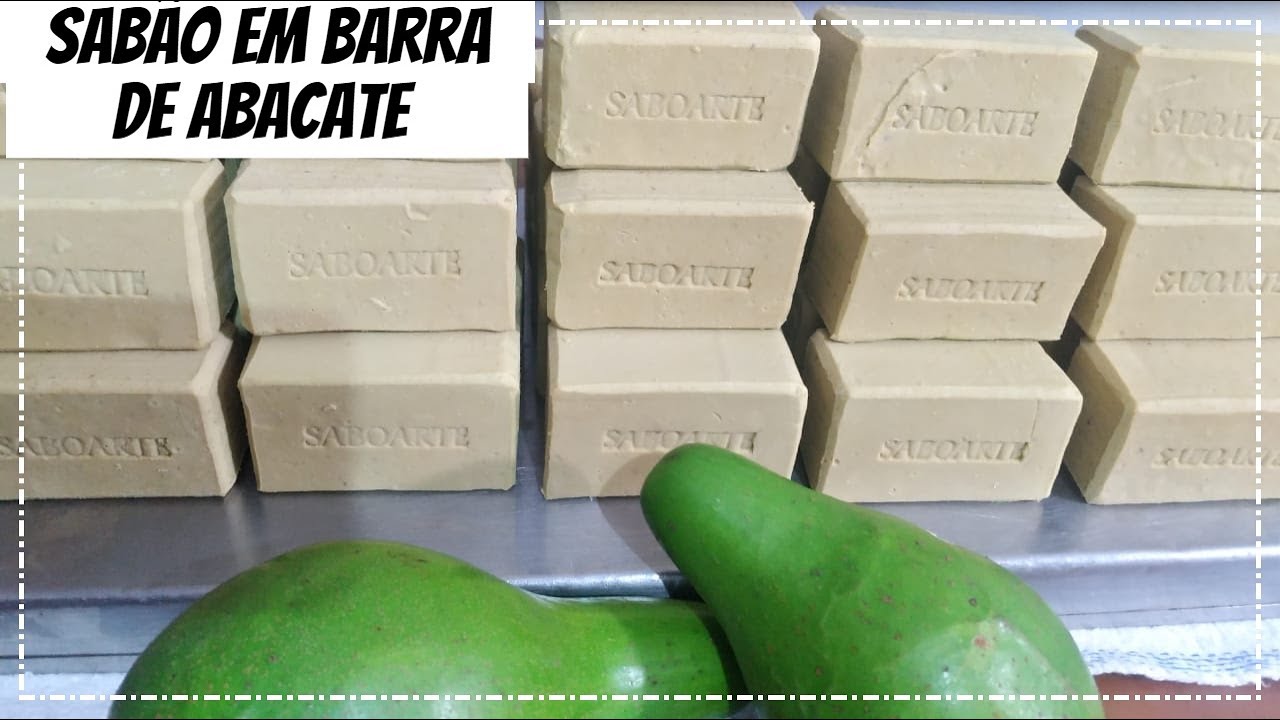 Sabão em barra de Abacate 🥑😘❤️