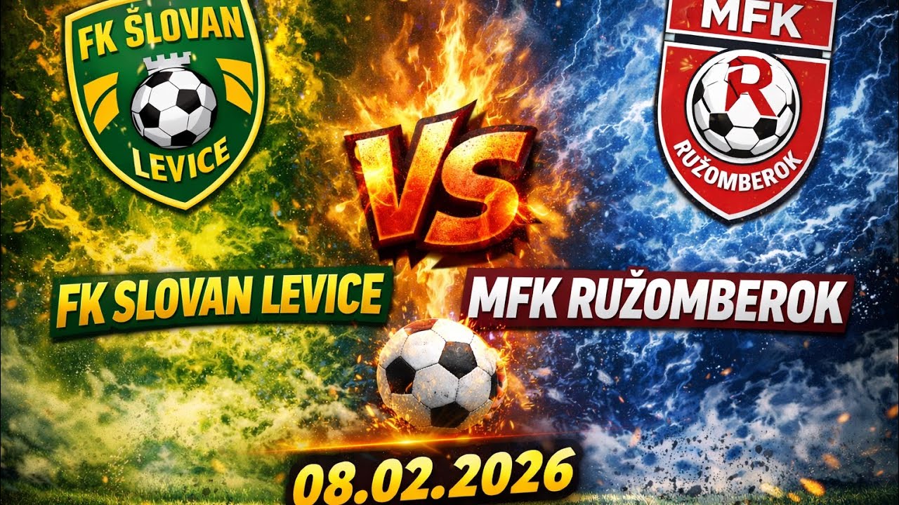 FK Slovan Levice - MFK Ružomberok, 2. Zápas, Turnaj Badín, 08.02.2026