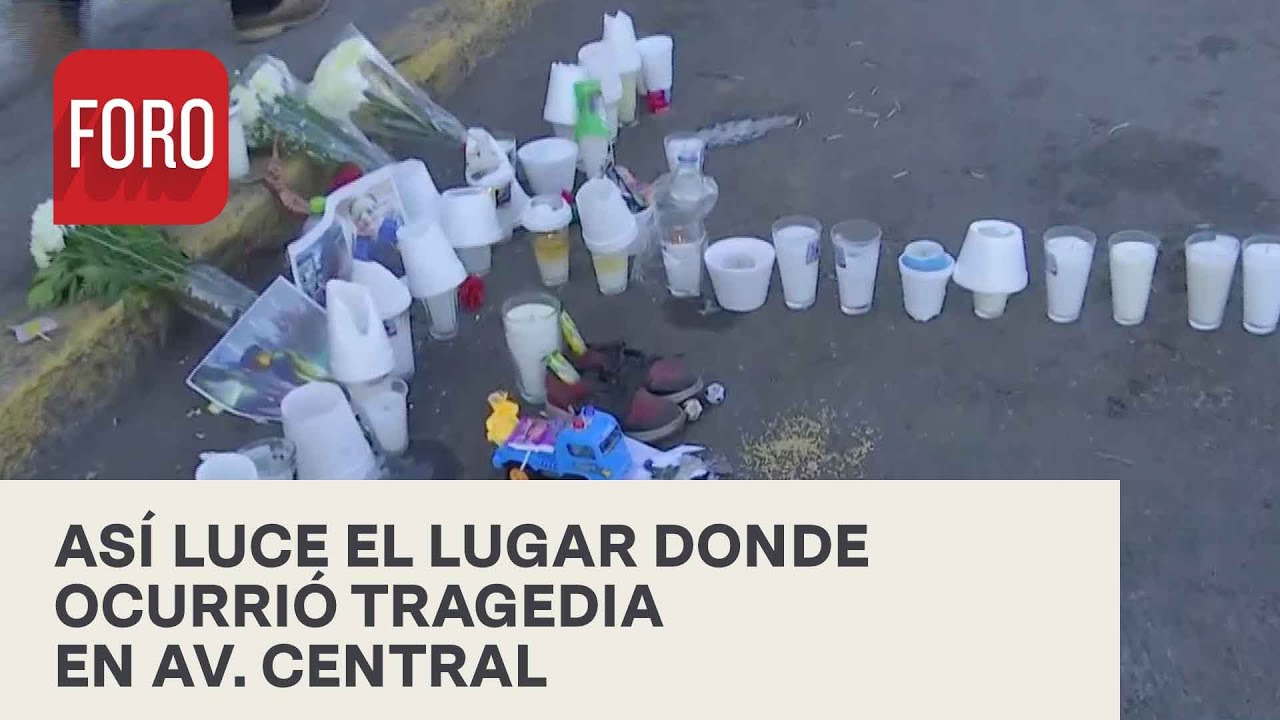 Colocan veladoras en lugar donde ocurri&oacute; accidente en avenida central - Las Noticias
