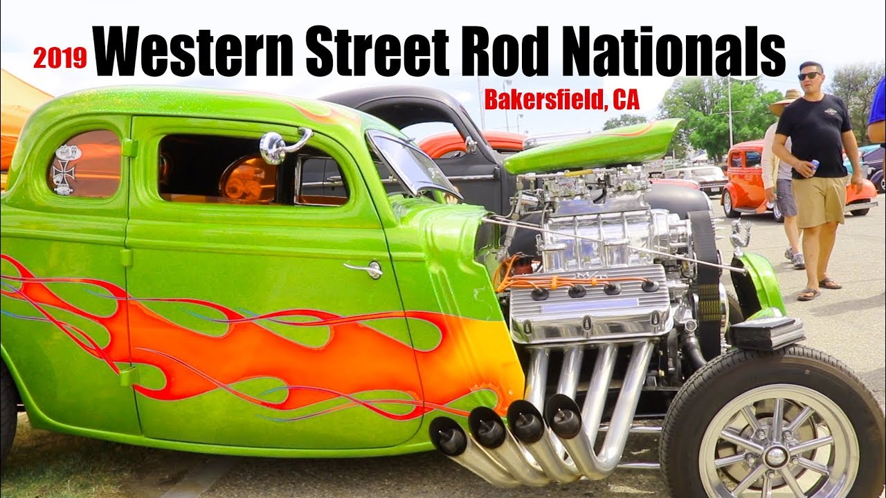 Wild Hot Rods at the Western Street Rod Nationals, in Bakersfield, Ca.