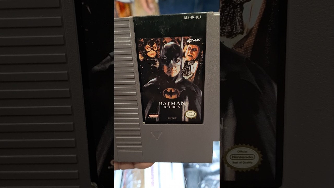 NES Batman Returns Nintendo 1993 vintage collectible item #goldhunter137