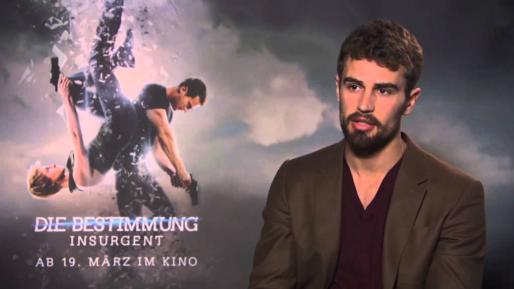 Theo James wears beard NEW Interview for INSURGENT + ALLEGIANT
