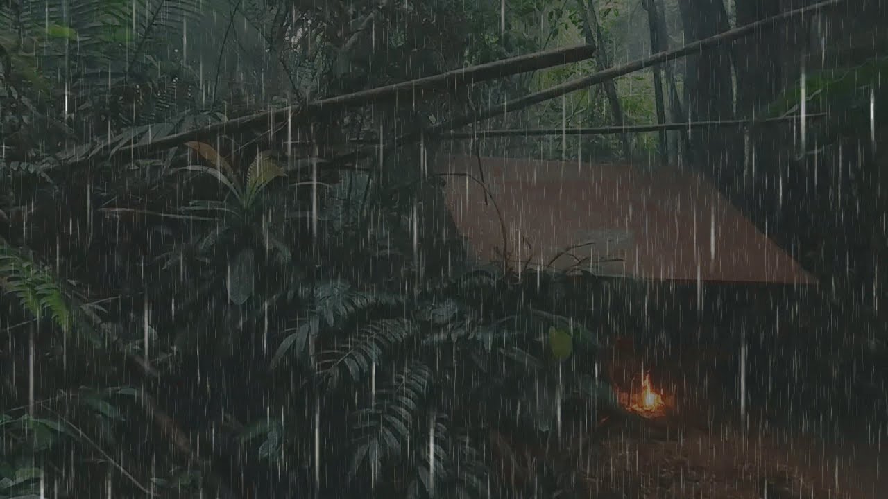 เอาชีวิตรอดจากพายุฝนฟ้าร้อง ต้องมีที่กันน้ำเข้าเปล ทำอาหารเมนูเรียกน้ำย่อย  มีเสียงร้องแปลกๆep.149