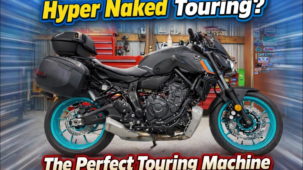 Hyper Naked Touring?! - I’m going to make it a thing! - Yamaha MT07