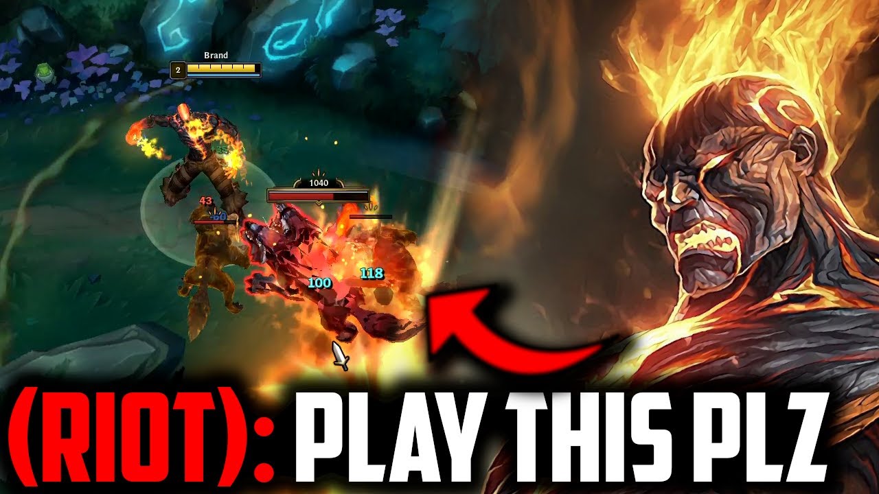 RIOT WON'T TAKE NO FOR AN ANSWER... (BUFFED BRAND JUNGLE AGAIN) - Brand Jungle Guide Season 13