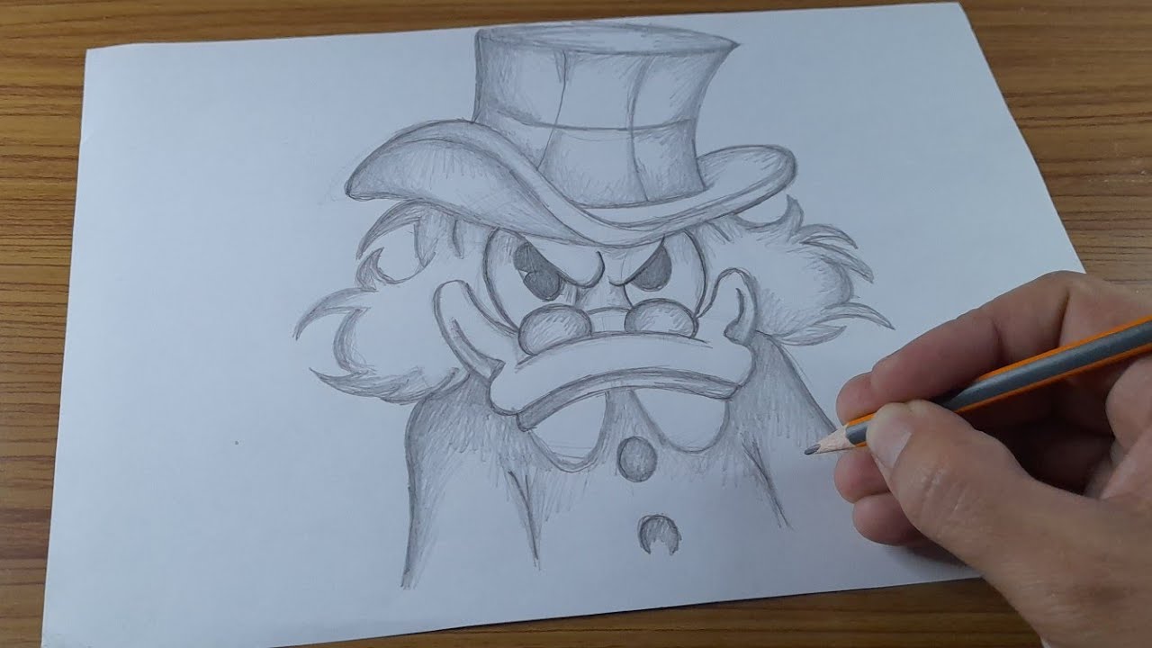 COMO DESENHAR O TIO PATINHAS