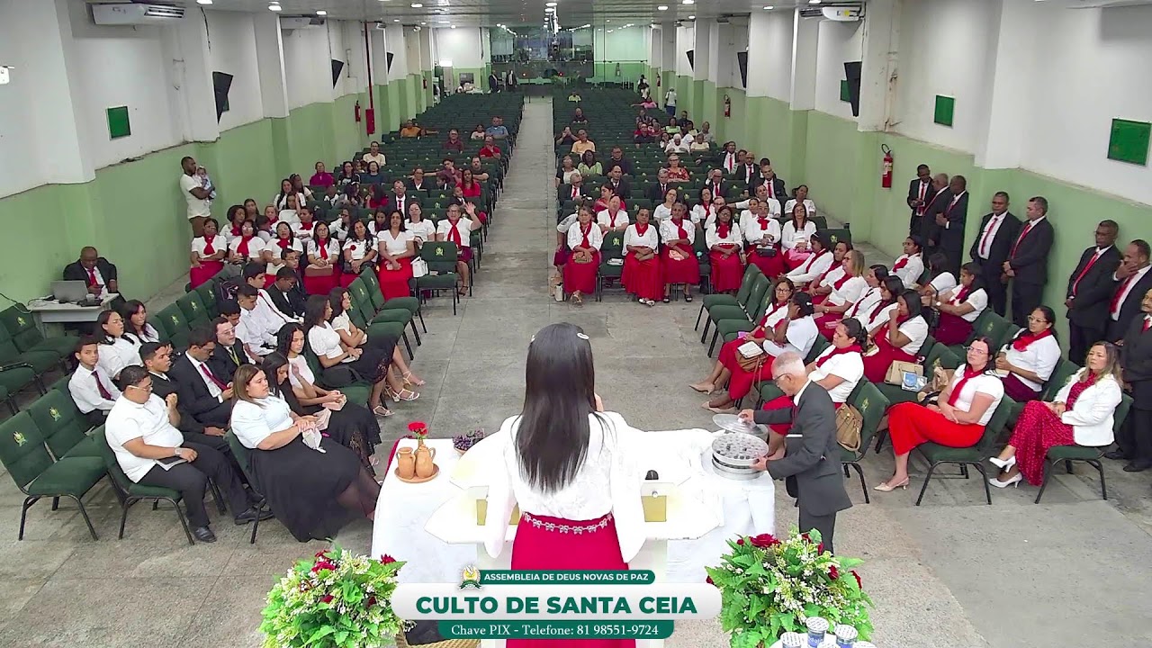 Culto de Santa Ceia - Cenáculo Novas de Paz da Cruz Cabugá