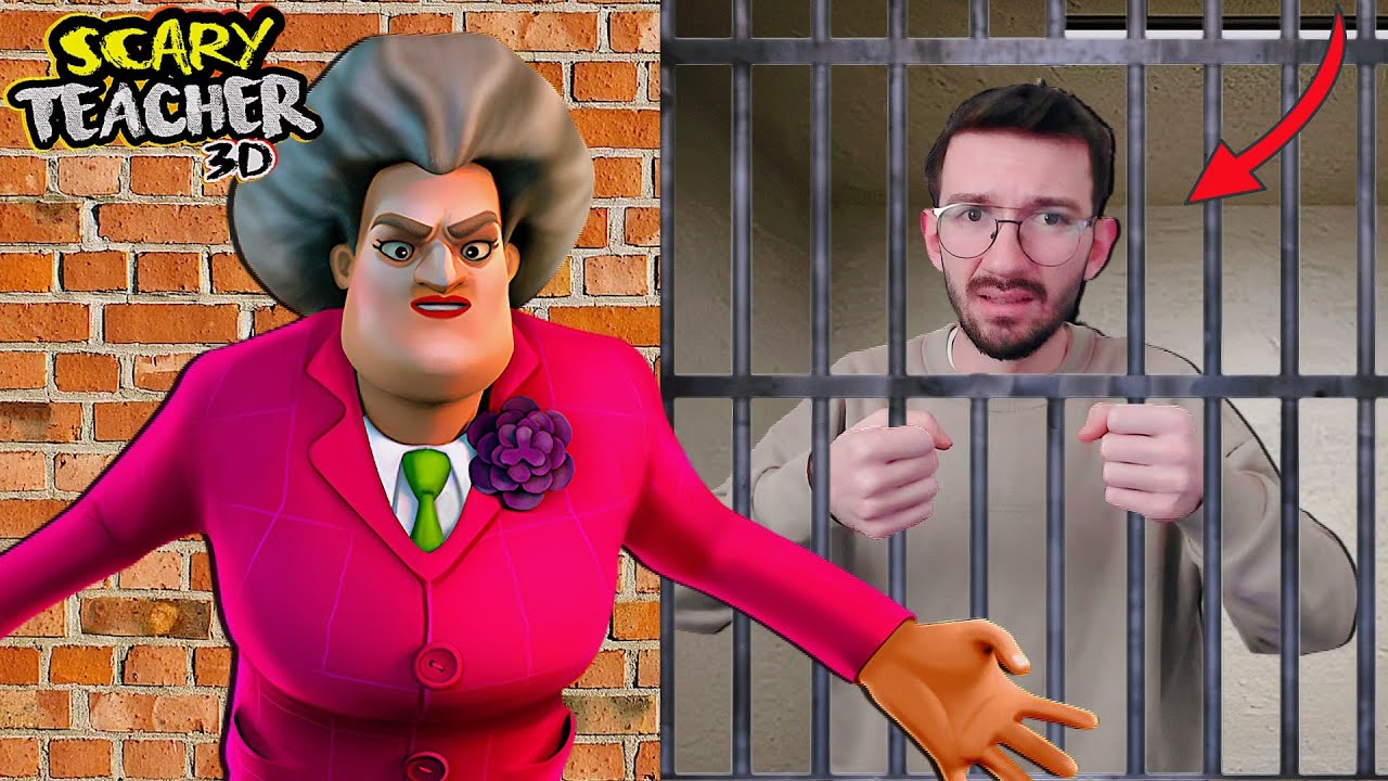 KIZGIN ÖĞRETMENLE BAŞIM DERTTE  ! (Scary Teacher 3D)