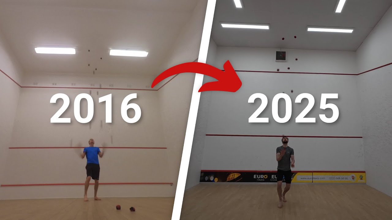 9 Years of 12 Ball Juggling Progress (Flash to Qualify)