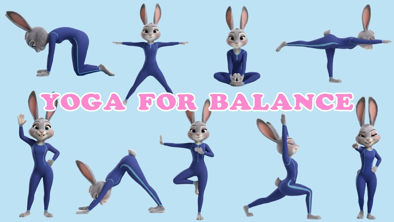 Balance Yoga for Kids with Judy Hopps l | Yoga For Flexibility | Exercise For Kids | Yoga For Health