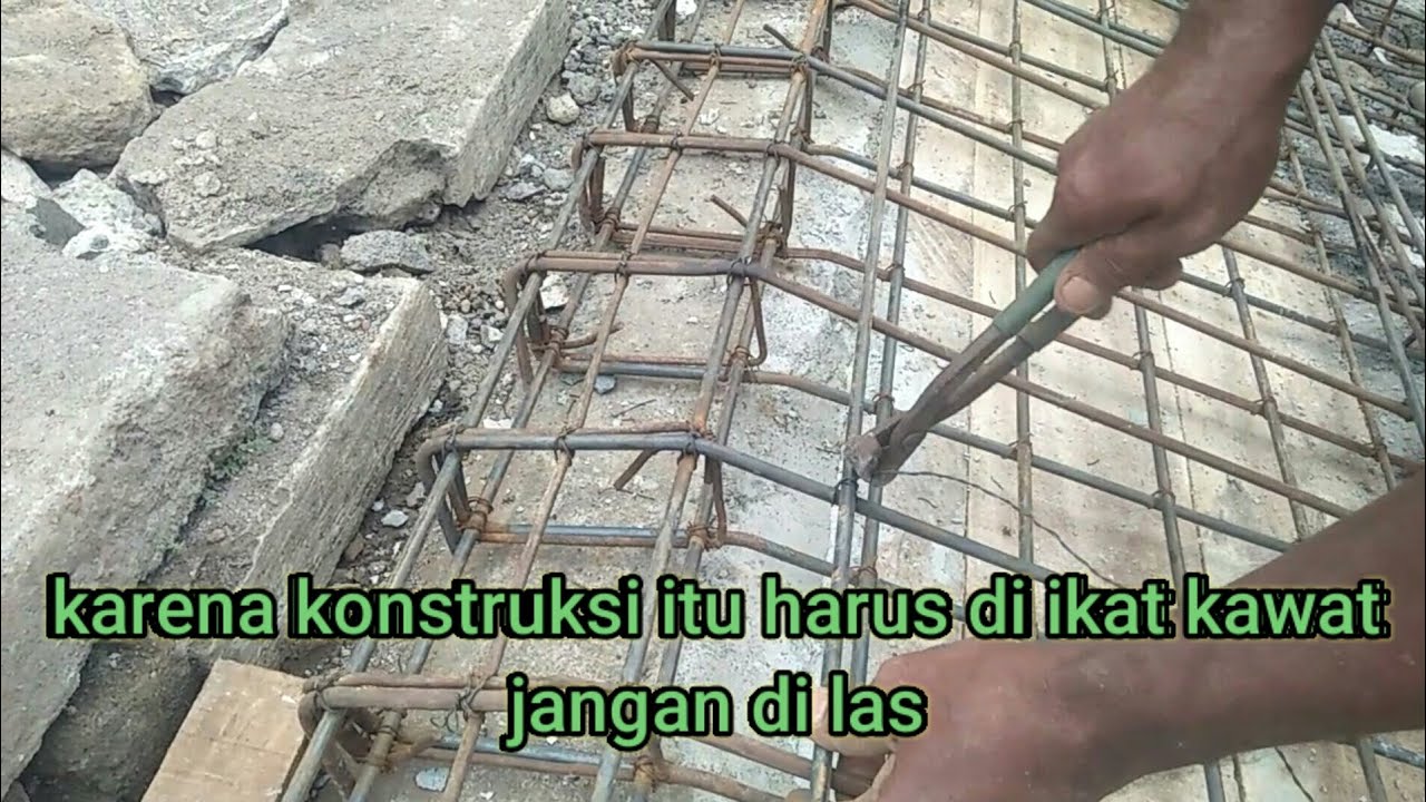 Membuat konstruksi jembatan utk garasi rumah/part 1