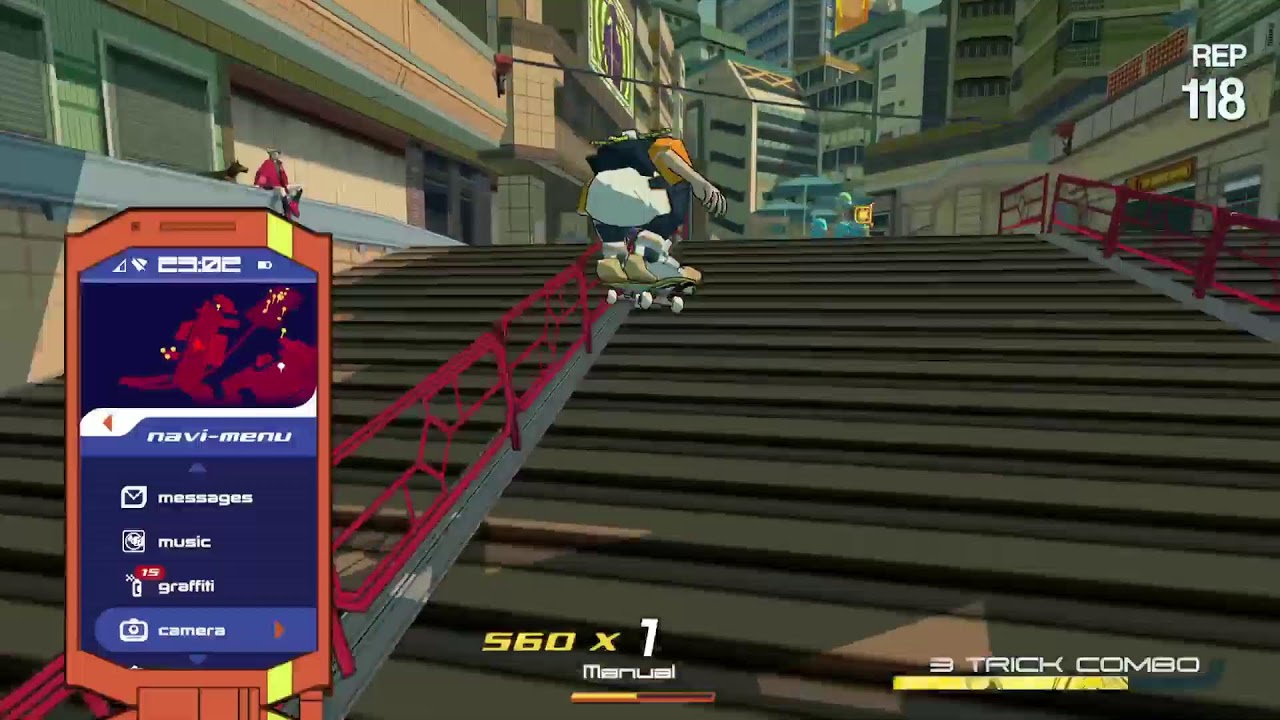 Lucio main plays Bomb Rush Cyberfunk
