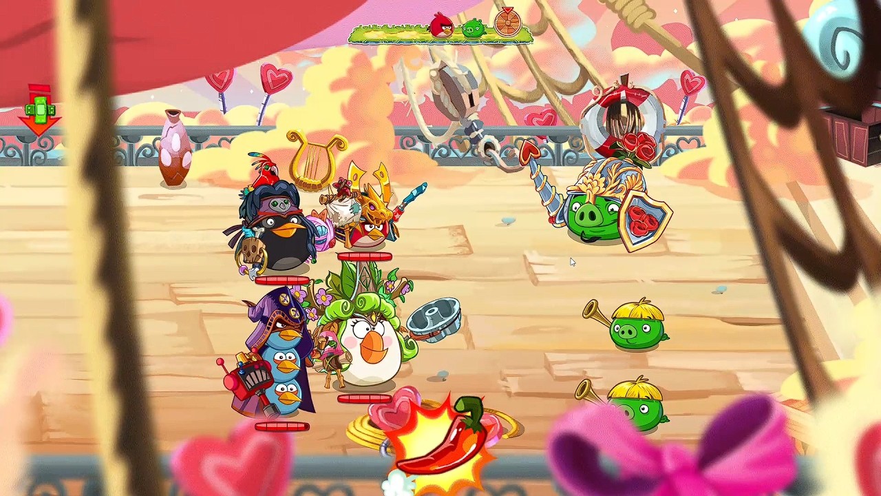 Pokonujemy event walentynkowy w Angry birds epic Hardcore (part1/2