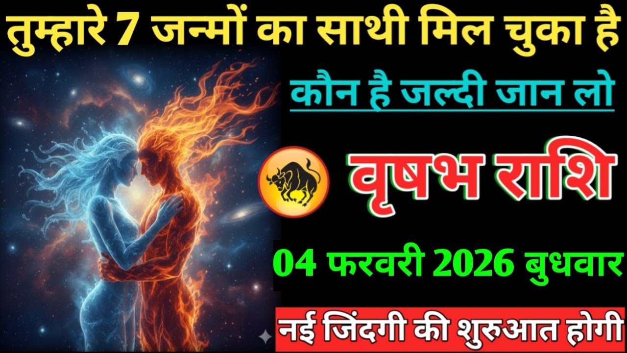 #वृषभ तुम्हारे 7 जन्मों का साथी मिल चुका है कौन है जल्दी जान लो 03 फरवरी 2026 मंगलवार