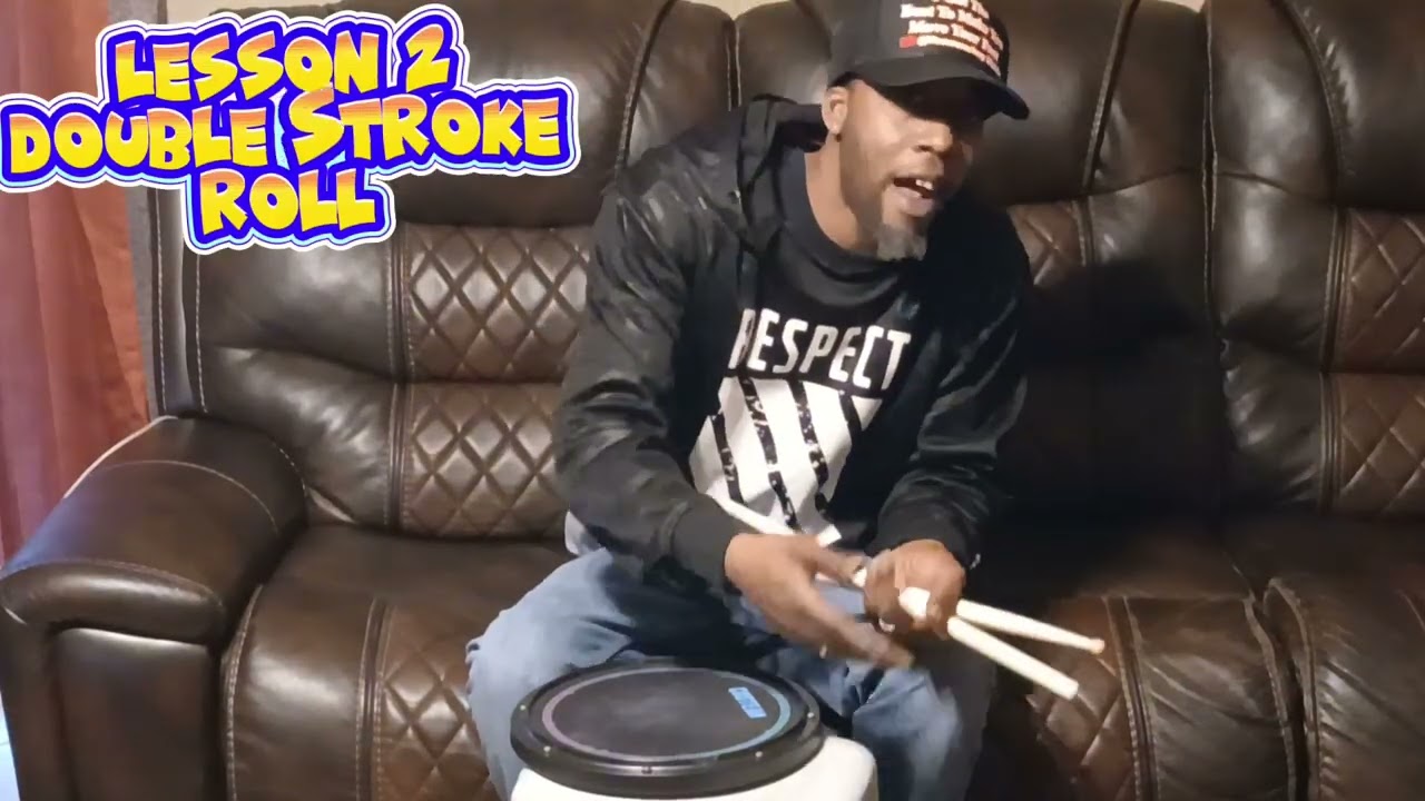 Lesson 2 Double Stroke #drumvids #drumming #teaching 