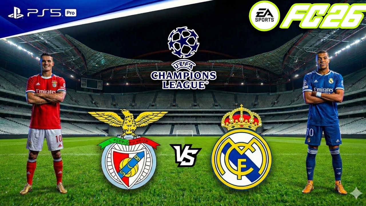 FC 26 - Benfica vs. Real Madrid - UEFA Champions League 25/26 Full Match | PS5™ Pro [4K60]
