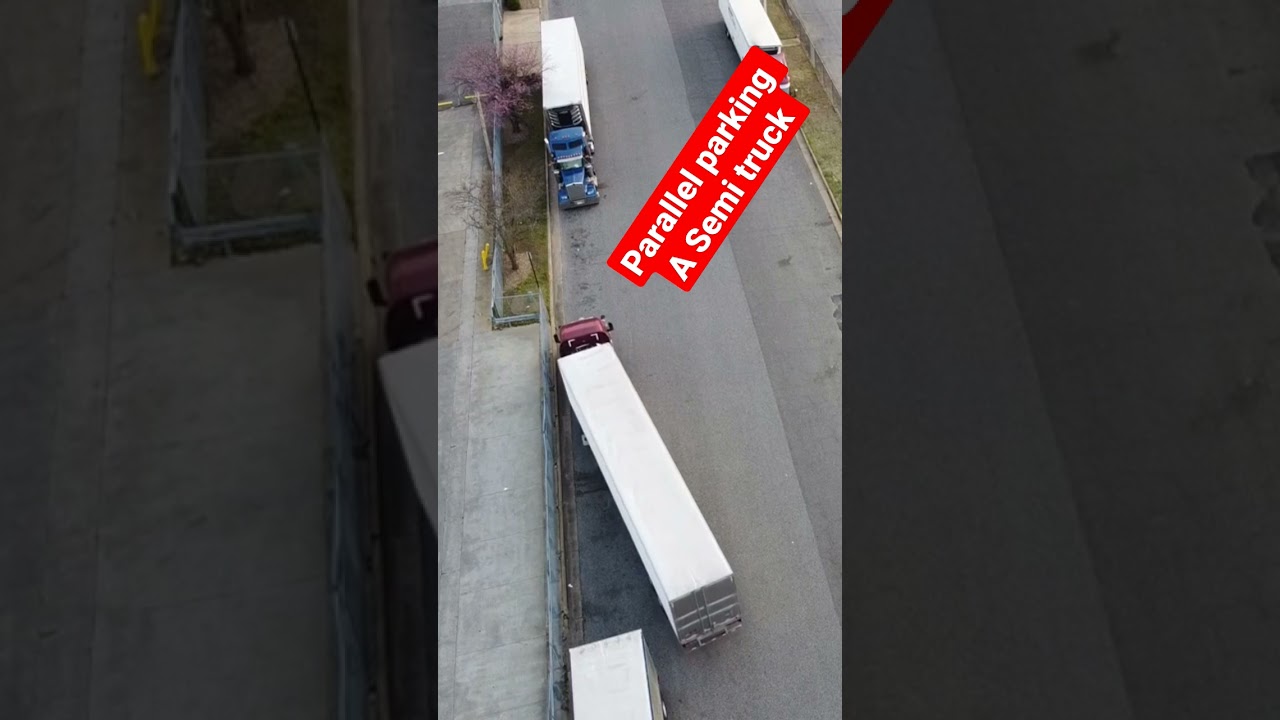 How to parallel park a Semi Truck the easy way simple method