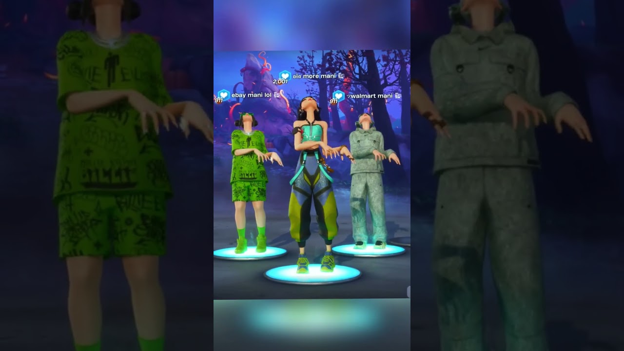 VIRAL Wednesday Addams Dance in Fortnite