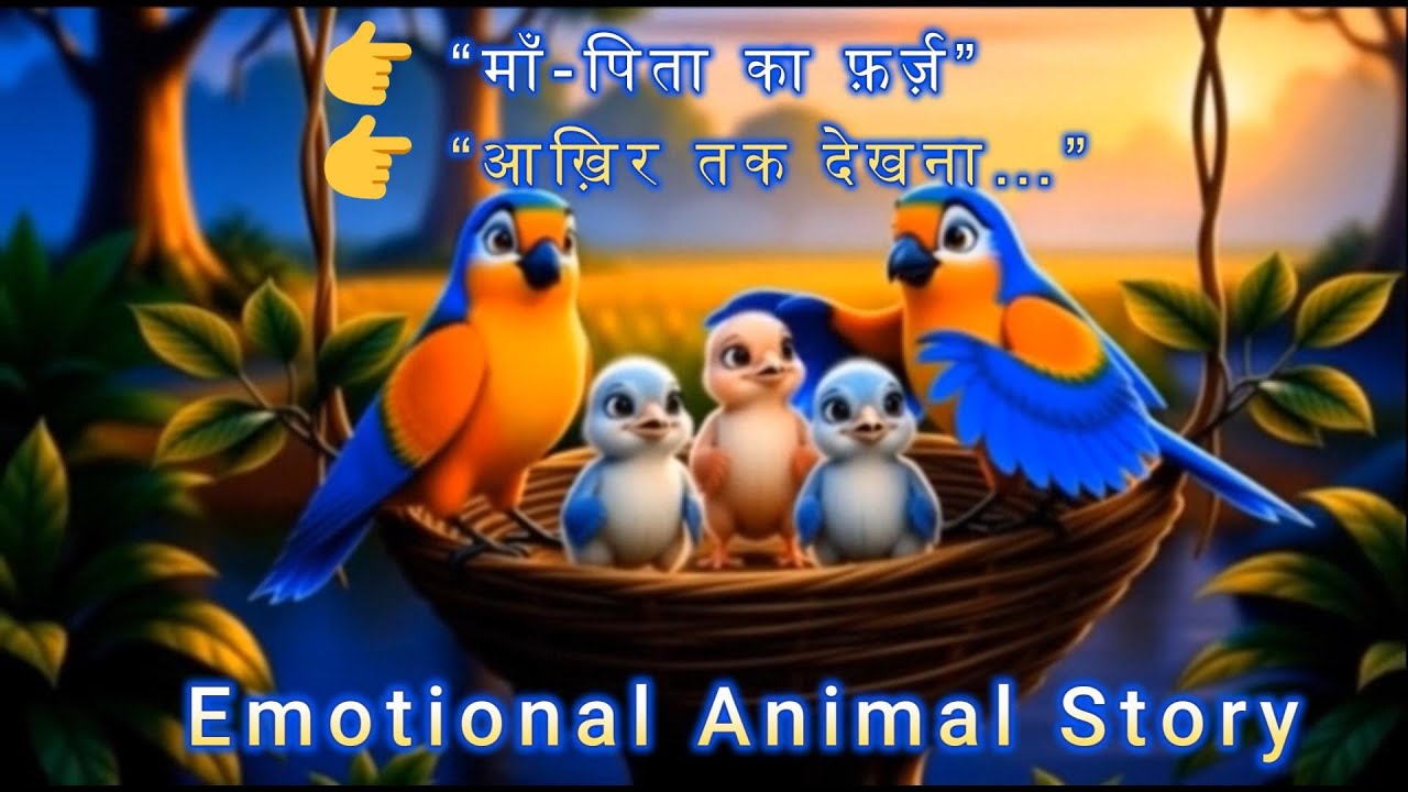 माँ–पिता का फ़र्ज़ 😭 | एक ऐसी पशु कहानी जो रुला देगी | Emotional Animal Story#hearttouchingstory