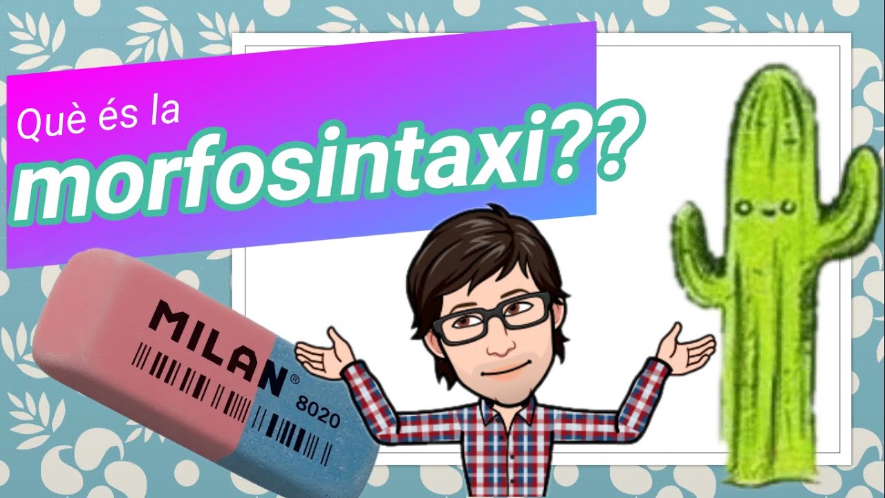 Què és la morfosintaxi❓❓🌵🔁
