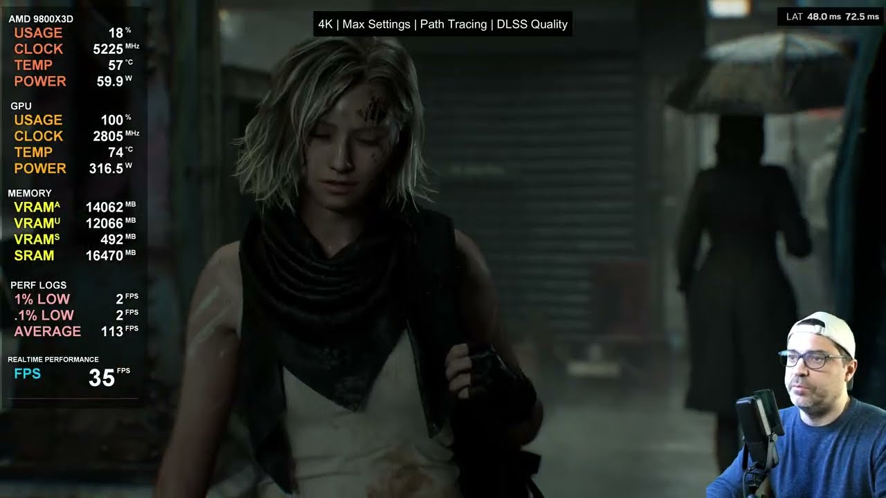Brutal or Beautiful? 4K Path Tracing on RTX 5080 | Resident Evil 9 Requiem