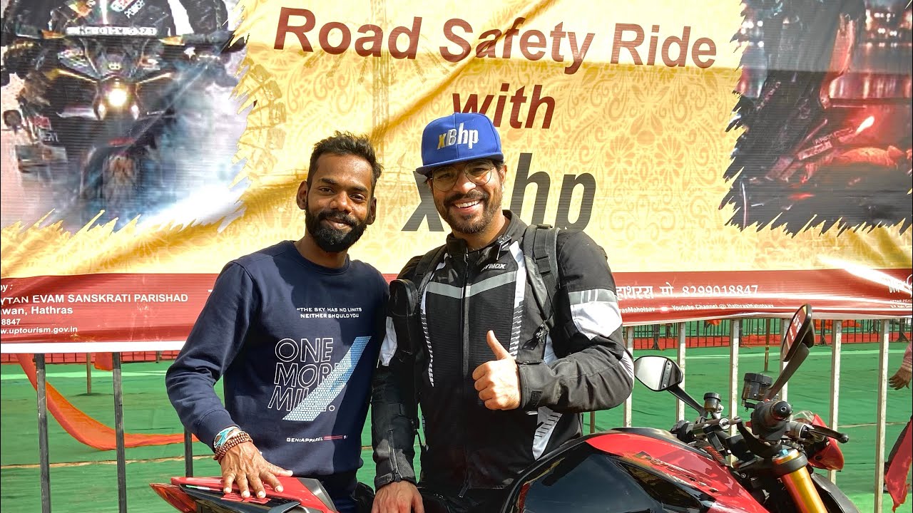 Road safety ride🏍️ | with @xBhpvideos  and @ShuttervediManan Hatras😊
